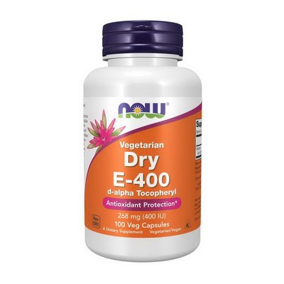 Dry E-400 (268 mg) vegetarian (100 veg caps) 000021282 фото