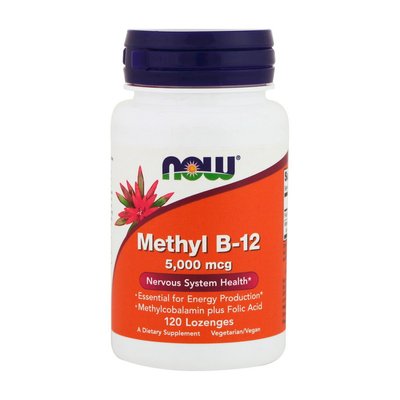 Methyl B-12 5000 mсg (120 Lozenges) 000017587 фото