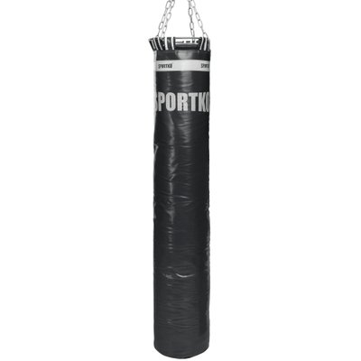 Мешок боксерский Цилиндр с кольцом и цепью ПВХ h-150см SPORTKO MP-4091 (рез.крош,тырса,d-30см,40кг, цвета в ассортименте) MP-4091_Черный фото