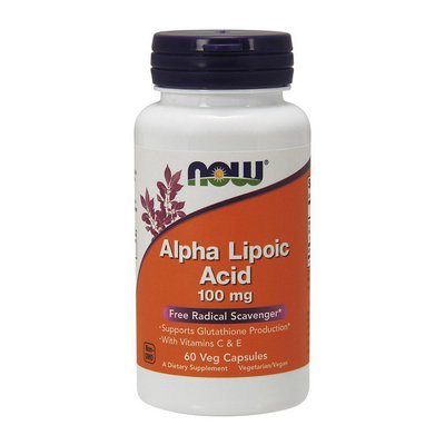 Alpha Lipoic Acid 100 mg (60 caps) 000005904 фото