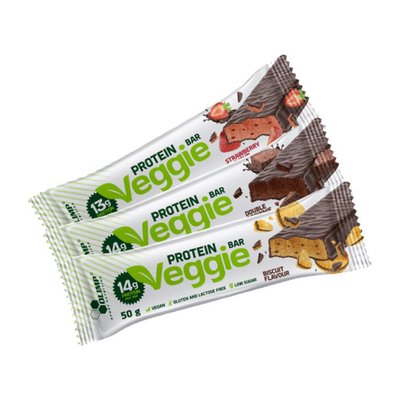 Veggie protein bar (50 g, biscuit) 000016246 фото