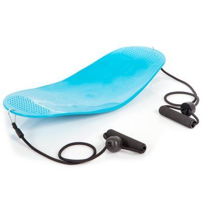 Доска балансировочная с эспандерами SP-Sport WORKOUT BOARD TWIST FI-1753 (ABS-пластик, р-р 60х24см, цвета в ассортименте) FI-1753_Синий фото