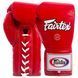 Перчатки боксерские кожаные на шнуровке FAIRTEX BGL6 (р-р 10-16oz, цвета в ассортименте) BGL6_Красный_16_унции фото