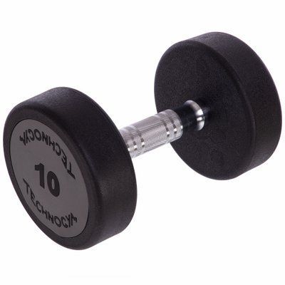 Гантель цельная профессиональная TECHNOGYM (1шт) LN-1254-10 10кг (полиуретановое покрытие, вес 10кг) LN-1254-10 фото