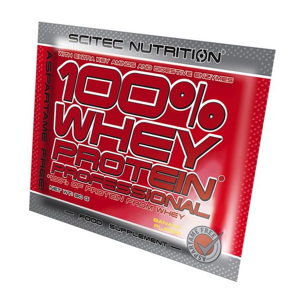 100% Whey Protein Professional (30 g, strawberry) 000025157 фото