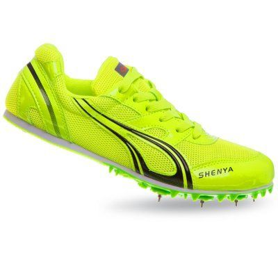 Шиповки беговые Shenya 848-1 размер 35-45 (PL, PVC,подошва-RВ, металл, 7 шипов, салатовый) 848-1_Салатовый_44_(27см) фото