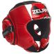 Шлем боксерский открытый PU ZELART BO-1316 (р-р M-XL, цвета в ассортименте) BO-1316_Черный-красный_L фото