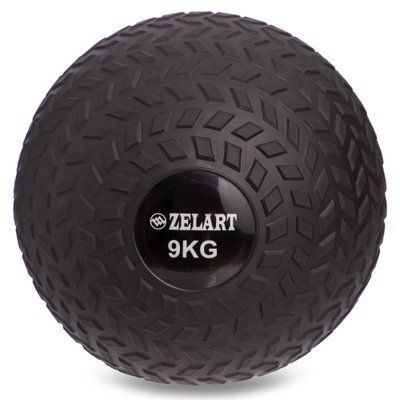 М'яч медичний слембол для кросфіту Record SLAM BALL FI-5729-9 9кг чорний FI-5729-9 фото