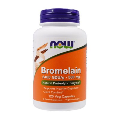 Bromelain 500 mg (120 veg caps) 000014866 фото