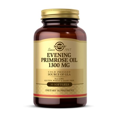 Evening Primrose Oil 1300 mg (30 softgels, pure) 000020422 фото