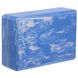 Блок для йоги мультиколор SP-Sport FI-1712 (EVA 120g, р-р 23х15х7,5см, цвета в ассортименте) FI-1712_Синий-белый фото