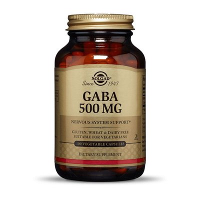 GABA 500 mg (100 veg caps) 000018316 фото