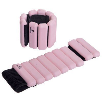 Утяжелители-браслеты для рук Zelart FITNESS BRACELETS FI-2237 2x0,5кг рожевий FI-2237 фото