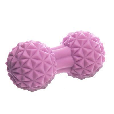 Мяч массажный кинезиологический двойной Duoball (мини валик) FHAVK FI-1477 (TPE, размер 12,5x6,5см, цвета в ассортименте) FI-1477_Фиолетовый фото