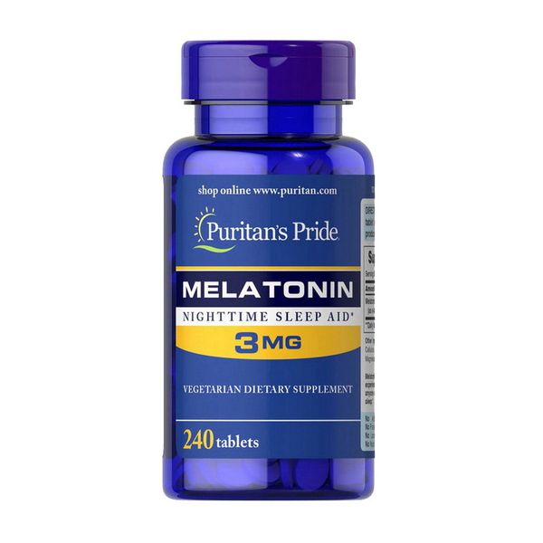Melatonin 3 mg (240 tabs) 000008268 фото