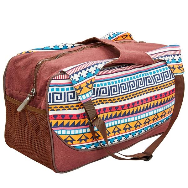 Сумка для йоги Yoga bag KINDFOLK SP-Sport FI-8366-1 (размер 19х50х33см, полиэстер, хлопок, оранжевый-голубой) FI-8366-1 фото