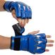 Рукавиці для змішаних єдиноборств MMA Zelart BO-3207 S-XL кольори в асортименті BO-3207_Синий_L фото