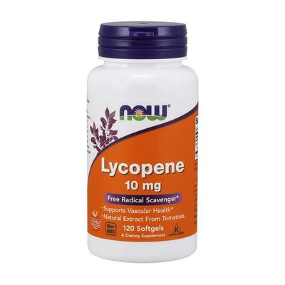 Lycopene 10 mg (120 softgels) 000023066 фото