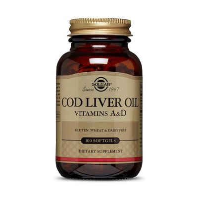 COD Liver Oil Vitamins A & D (100 softgels) 000017273 фото