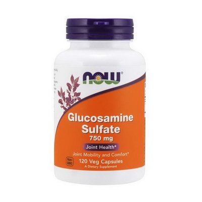 Glucosamine Sulfate 750 mg (120 veg caps) 000019624 фото