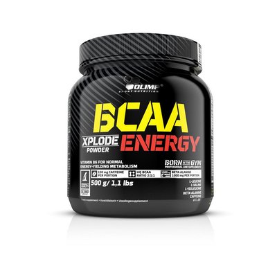 BCAA Xplode Energy (500 g, fruit punch) 000012212 фото