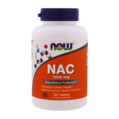 NAC 1000 mg (120 tabs) 000014883 фото