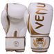 Перчатки боксерские кожаные на липучке VENUM CHALLENGER VN0661 (р-р 10-14oz, цвета в ассортименте) VN0661_Белый-золотой_12_унции фото
