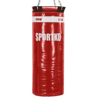 Мешок боксерский Цилиндр с кольцом ПВХ h-75см Бочонок SPORTKO MP-6-1(рез.крош,тырса,d-29см,вес-15кг, цвета в ассортименте) MP-6-1_Красный фото