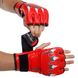 Рукавиці для змішаних єдиноборств MMA Zelart BO-3207 S-XL кольори в асортименті BO-3207_Красный_L фото