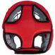 Шлем для единоборств с металлической решеткой кожаный Zelart VL-3150 S-XL VL-3150_Черный_XL фото 4