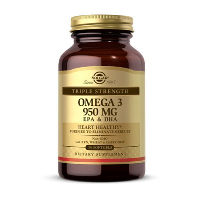 Omega 3 950 mg EPA & DHA (50 softgels) 000016890 фото