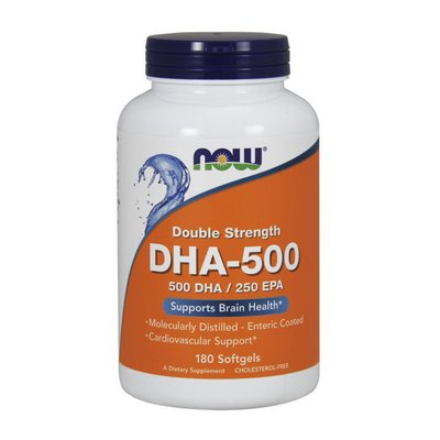 DHA-500/250 EPA (180 softgels) 000015030 фото
