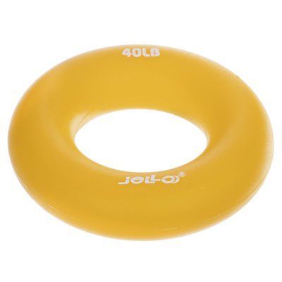 Еспандер кистьовий Кільце JELLO JLA473-40LB навантаження 18кг жовтий JLA473-40LB фото