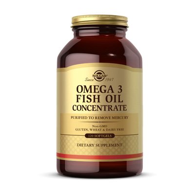 Omega 3 Fish Oil Concentrate (120 softgels) 000016883 фото