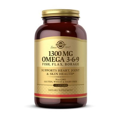 Omega 3-6-9 1300 mg (120 softgels) 000018298 фото