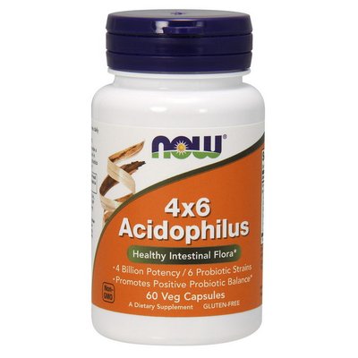 4x6 Acidophilus (60 veg caps) 000010250 фото