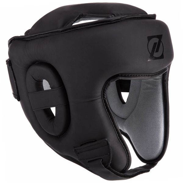 Шлем боксерский открытый с усиленной защитой макушки Zelart VL-3095 S-XL черный VL-3095_M фото