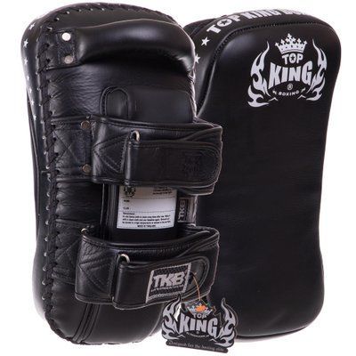 Макивара тай-пэд из натуральной кожи (2шт) TOP KING Super TKKPS-SV-LX (поддержка для рук, р-р XL-см, цвета в ассортименте) TKKPS-SV-XL_Черный фото