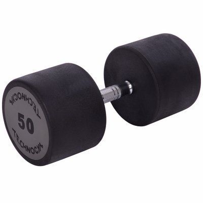 Гантель цельная профессиональная TECHNOGYM (1шт) LN-1254-50 50кг (полиуретановое покрытие, вес 50кг) LN-1254-50 фото