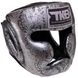 Шлем боксерский с полной защитой кожаный TOP KING Super Snake TKHGSS-02 (р-р S-XL, цвета в ассортименте) TKHGSS-02_Черный-серебряный_S фото