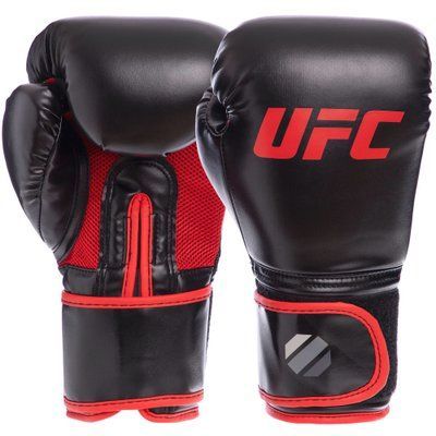 Перчатки боксерские PU UFC Myau Thai Style UHK-69680 (размер 14oz, черный) UHK-69680 фото