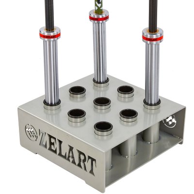Подставка (стойка) для грифов вертикальная Zelart TA-8222 (металл, р-р44x44x16 cм) TA-8222 фото