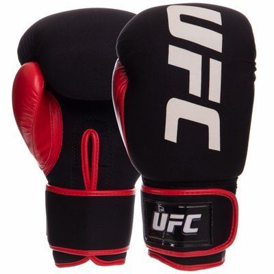 Перчатки боксерские неопреновые UFC PRO Washable UHK-75011 (неопрен, размер Reg(S-M), красный) UHK-75011 фото