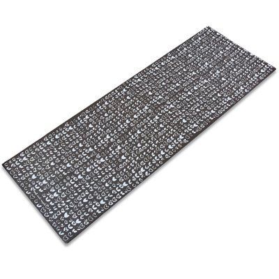 Коврик для фитнеса и йоги PVC 4мм SP-Planeta CLOTH FI-0183 (размер 173x61x0,4см, цвета в ассортименте) FI-0183_Черный фото