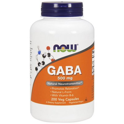 GABA 500 mg (200 veg cap) 000008806 фото