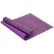 Коврик для йоги Джутовый (Yoga mat) 6мм SP-Sport FI-2441 (размер 185x62x0,6см, джут, цвета в ассортименте) FI-2441_Фиолетовый фото