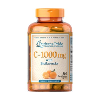 C-1000 mg with bioflavonoids (200 caps) 000014583 фото
