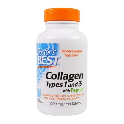 Collagen Types 1&3 1000 mg with Vitamin C (180 tab) 000010907 фото