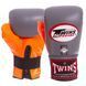 Снарядные перчатки кожаные TWINS TBGL-6F (р-р M-XL, цвета в ассортименте) TBGL-6F_Серый-оранжевый_XL фото