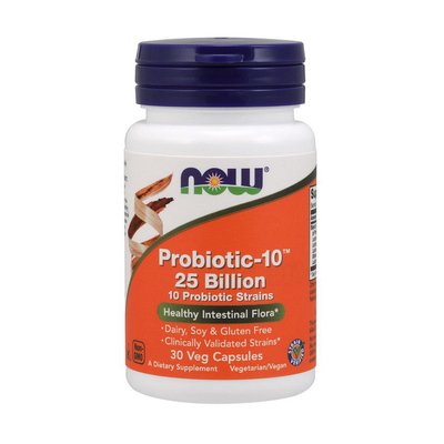 Probiotic-10 25 Billion (30 veg caps) 000012772 фото
